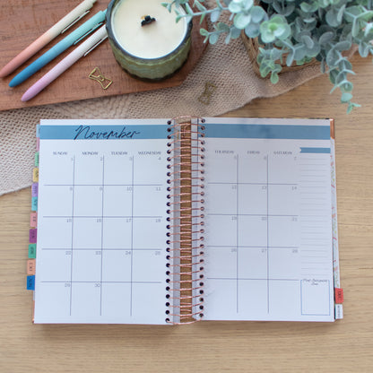 Always Fully Booked 2026 Planner - Bookish Frames - VERTICAL Layout