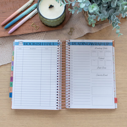 Always Fully Booked 2026 Planner - Bookish Frames - VERTICAL Layout