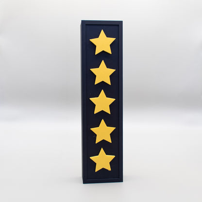 Star Rating - 3D Printed Shelf Decor