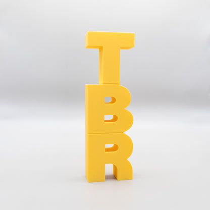 TBR 3D Printed Shelf Decor