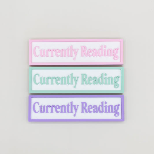 Currently Reading Front Plate for Book Stand  - 3D Printed Add-On