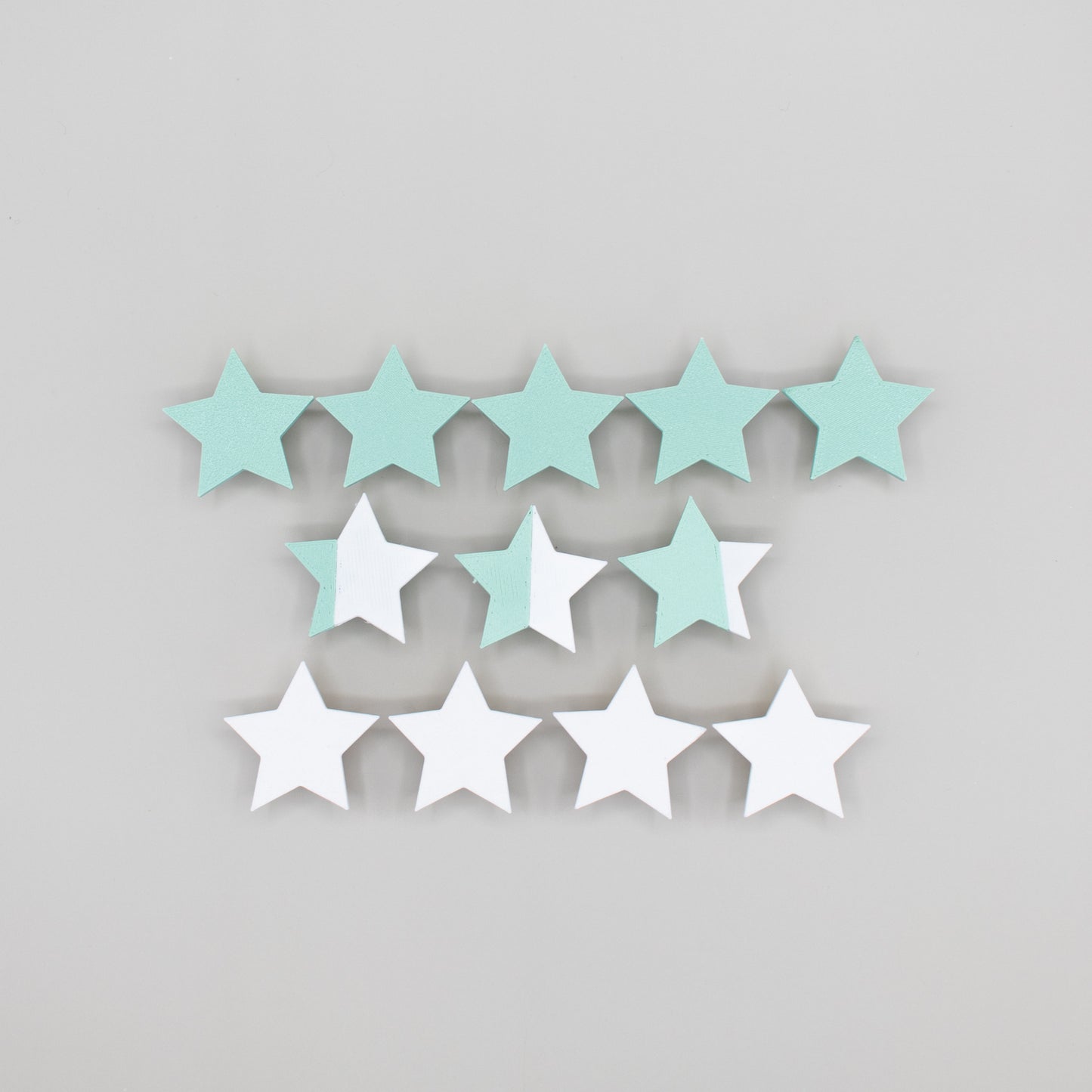 Adjustable Star Rating Add-On - 3D Printed Set