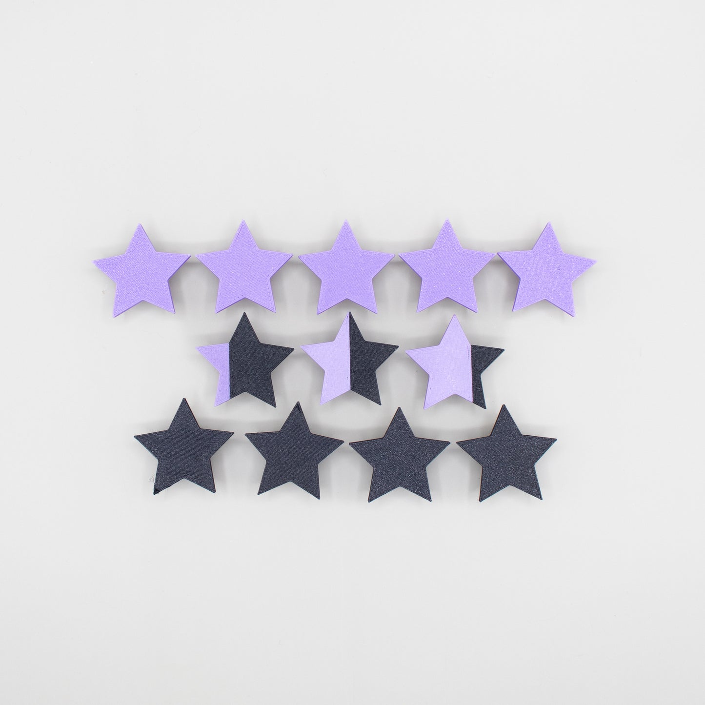 Adjustable Star Rating Add-On - 3D Printed Set