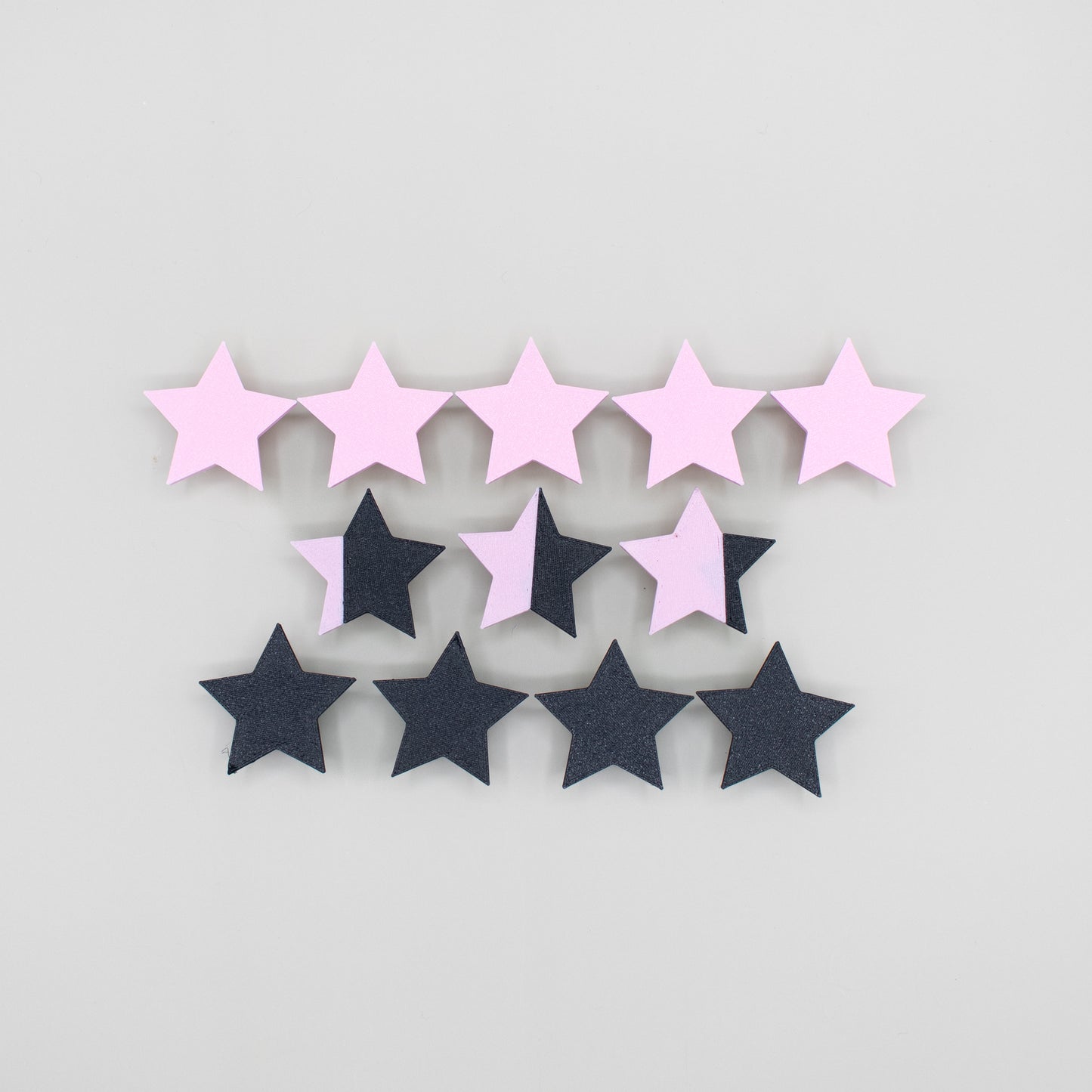 Adjustable Star Rating Add-On - 3D Printed Set