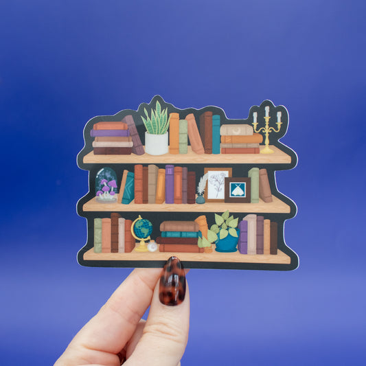 Open Shelves - Vinyl Sticker