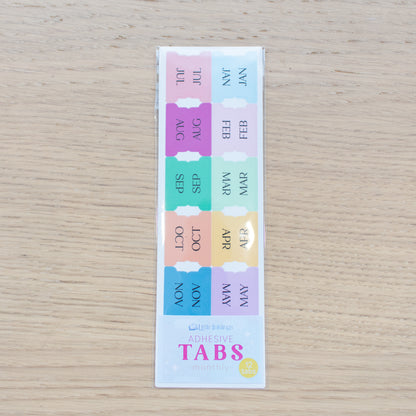 Adhesive Tabs - Monthly