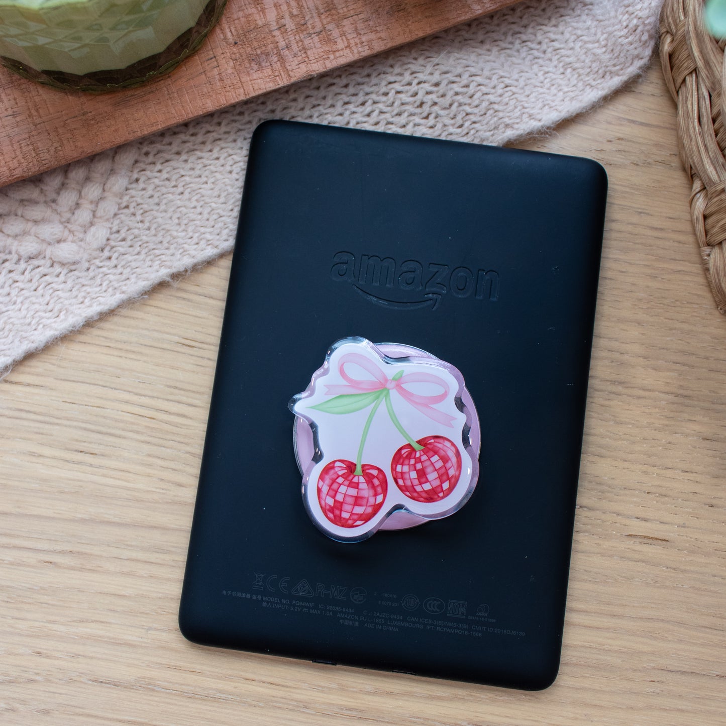 Disco Cherries - Phone/E-Reader Grip