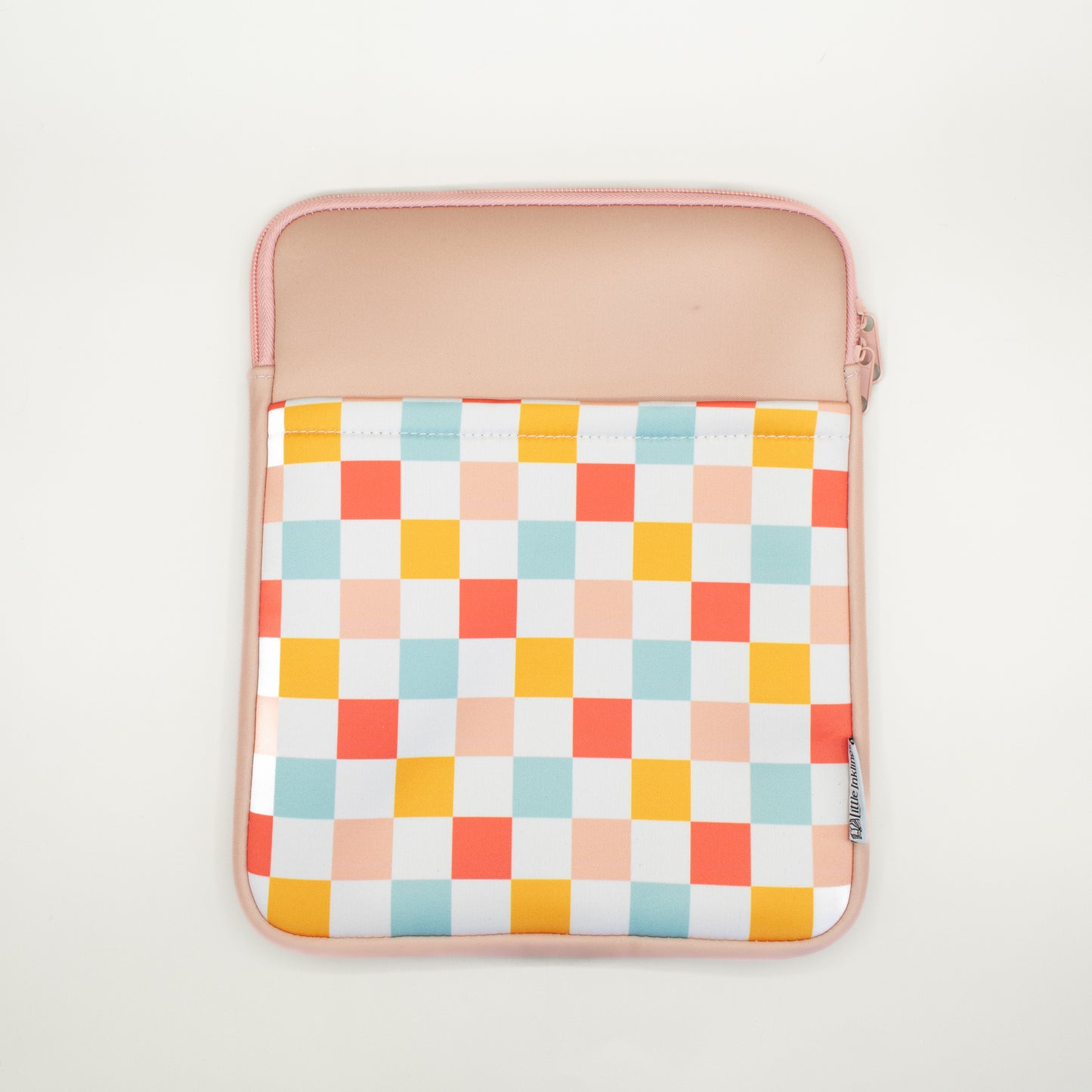 Book Pouch - Pink Checker