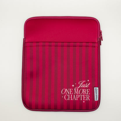 Book Pouch - Maroon Stripes
