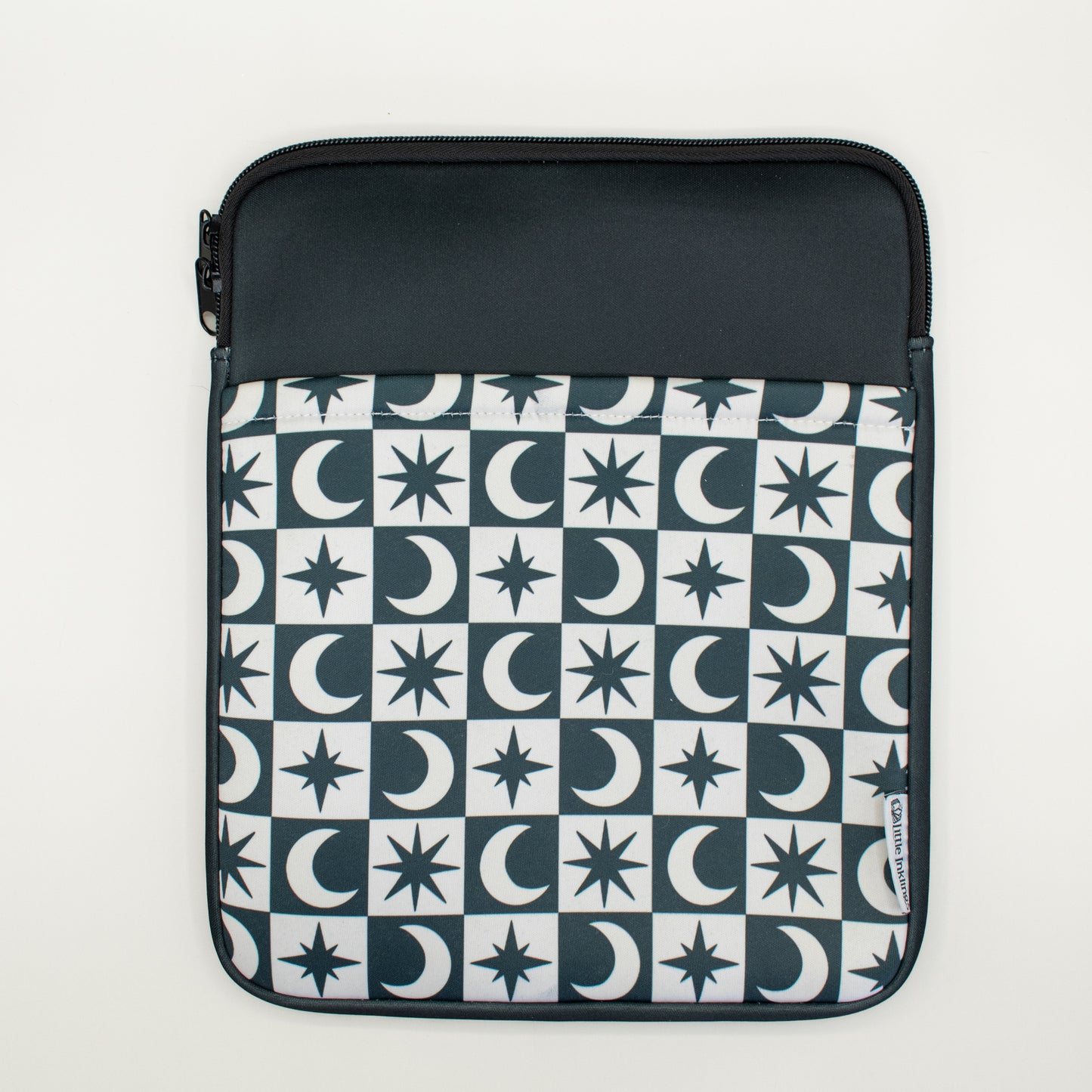 Book Pouch - Black Moon and Stars