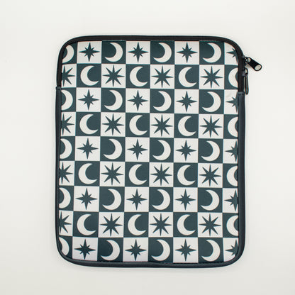 Book Pouch - Black Moon and Stars