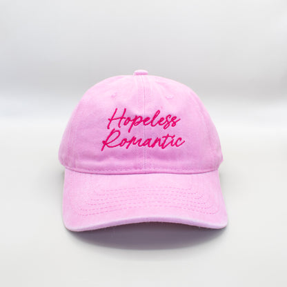 Hopeless Romantic Embroidered Hat