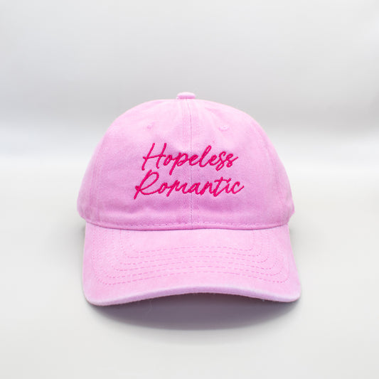 Hopeless Romantic Embroidered Hat