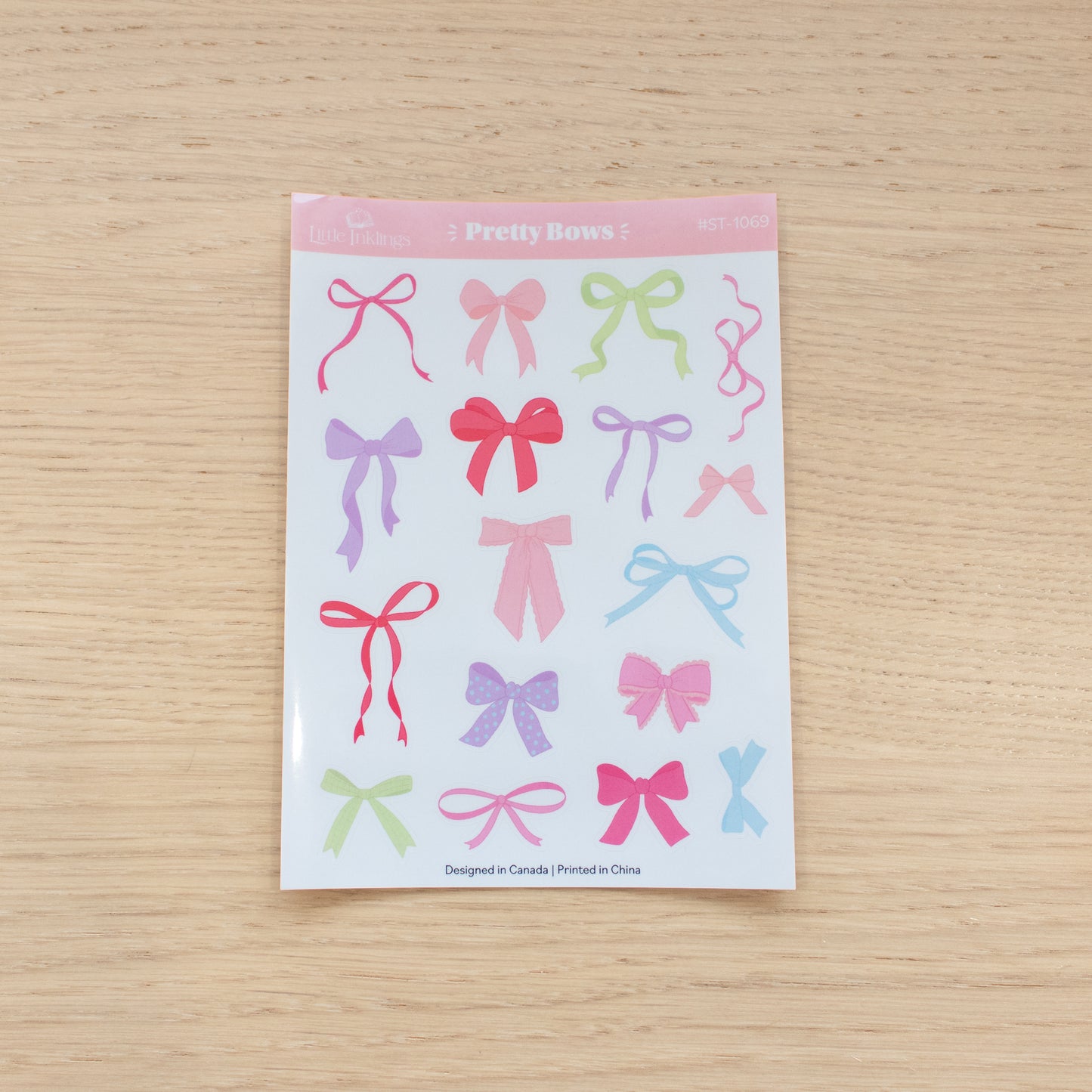 Pretty Bows - Clear Planner Stickers