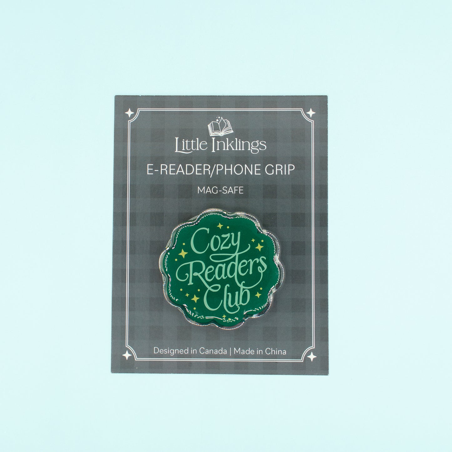 Cozy Readers Club- Phone/E-Reader Grip