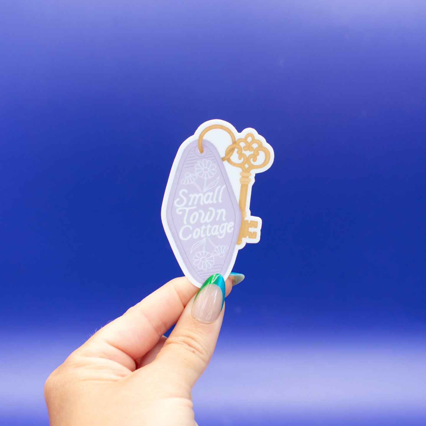 Small Town Cottage Key - Vinyl Sticker