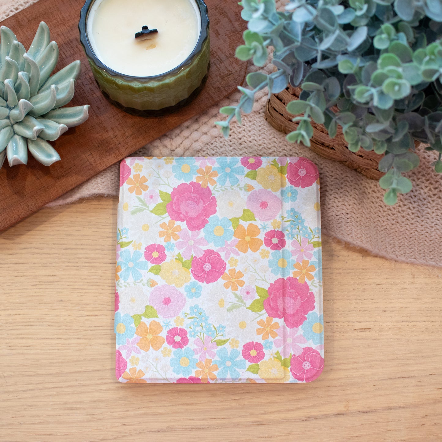 Flower Power Kobo Libra Case - Clear Back