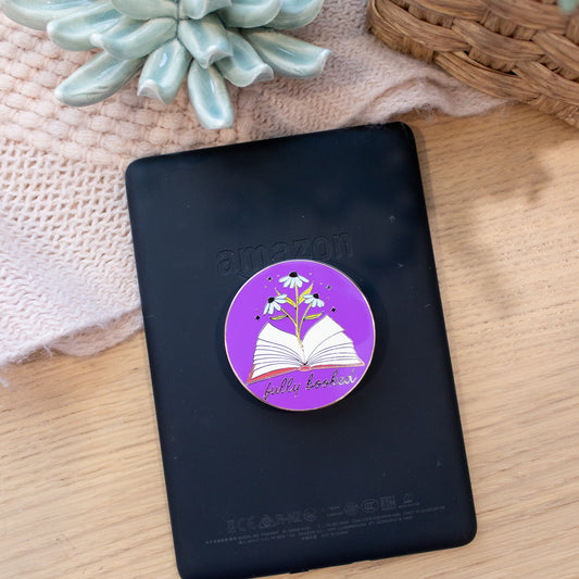 Fully Booked Phone/E-Reader Enamel Grip