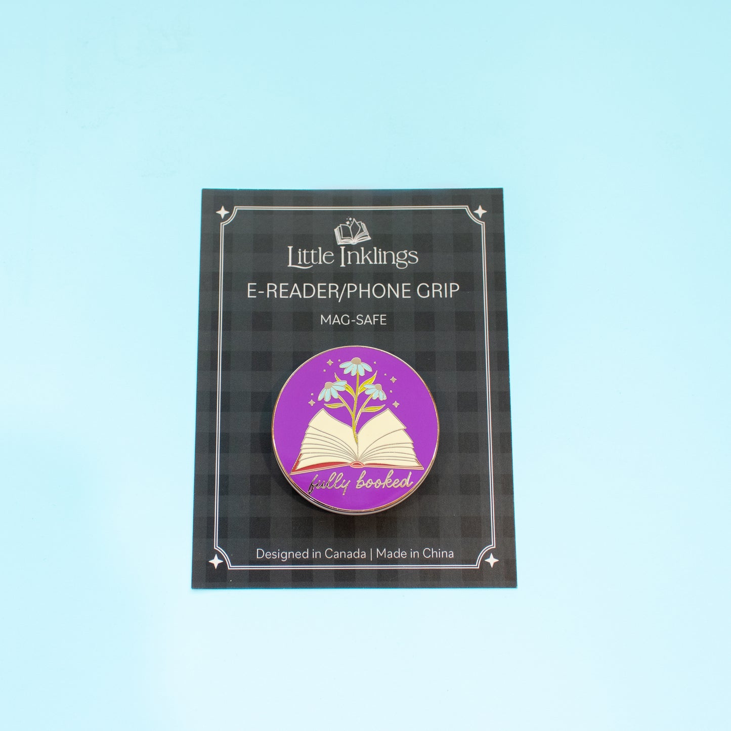 Fully Booked Phone/E-Reader Enamel Grip