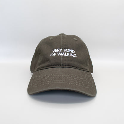 Very Fond of Walking Embroidered Hat