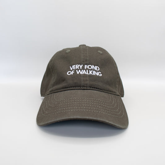 Very Fond of Walking Embroidered Hat