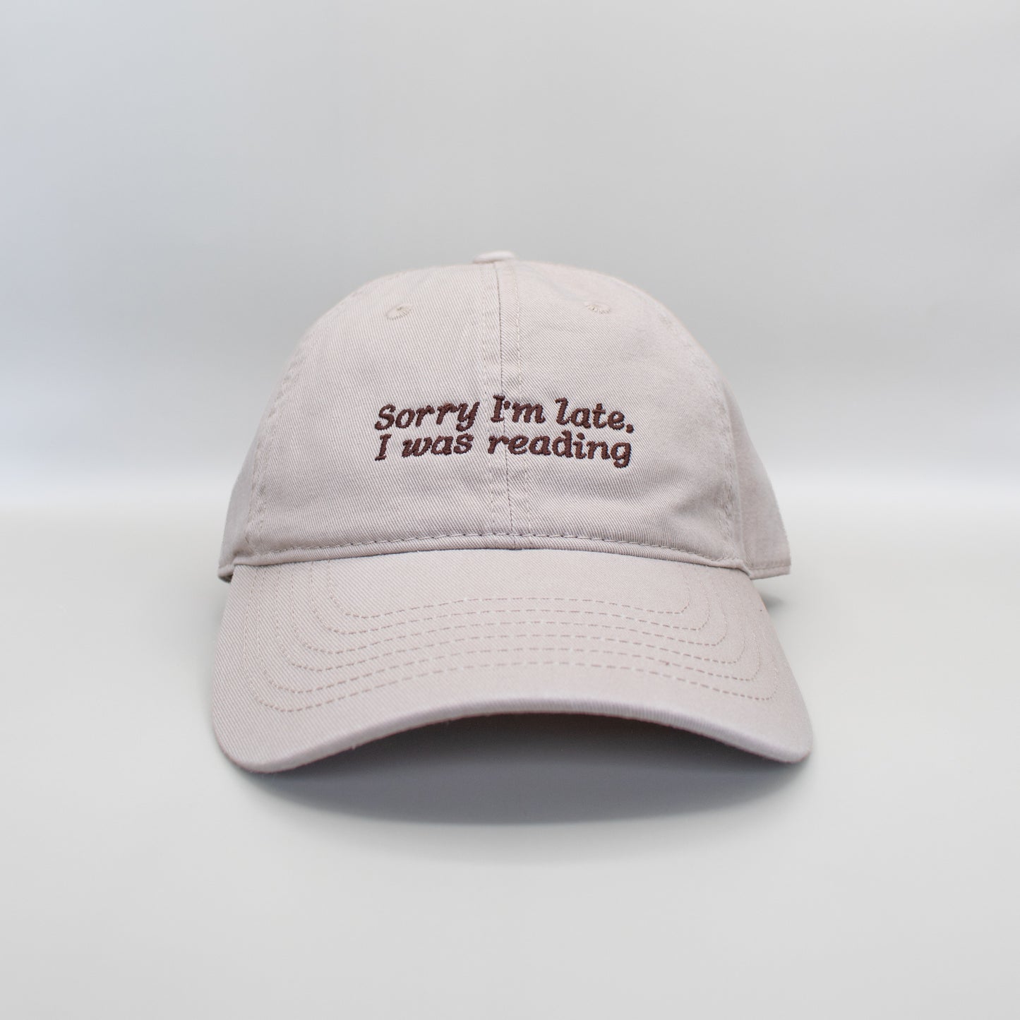 Sorry I'm Late Embroidered Hat