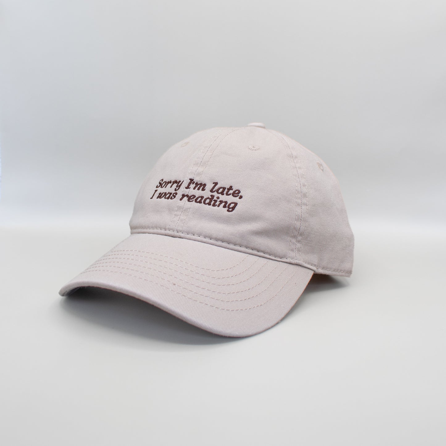 Sorry I'm Late Embroidered Hat