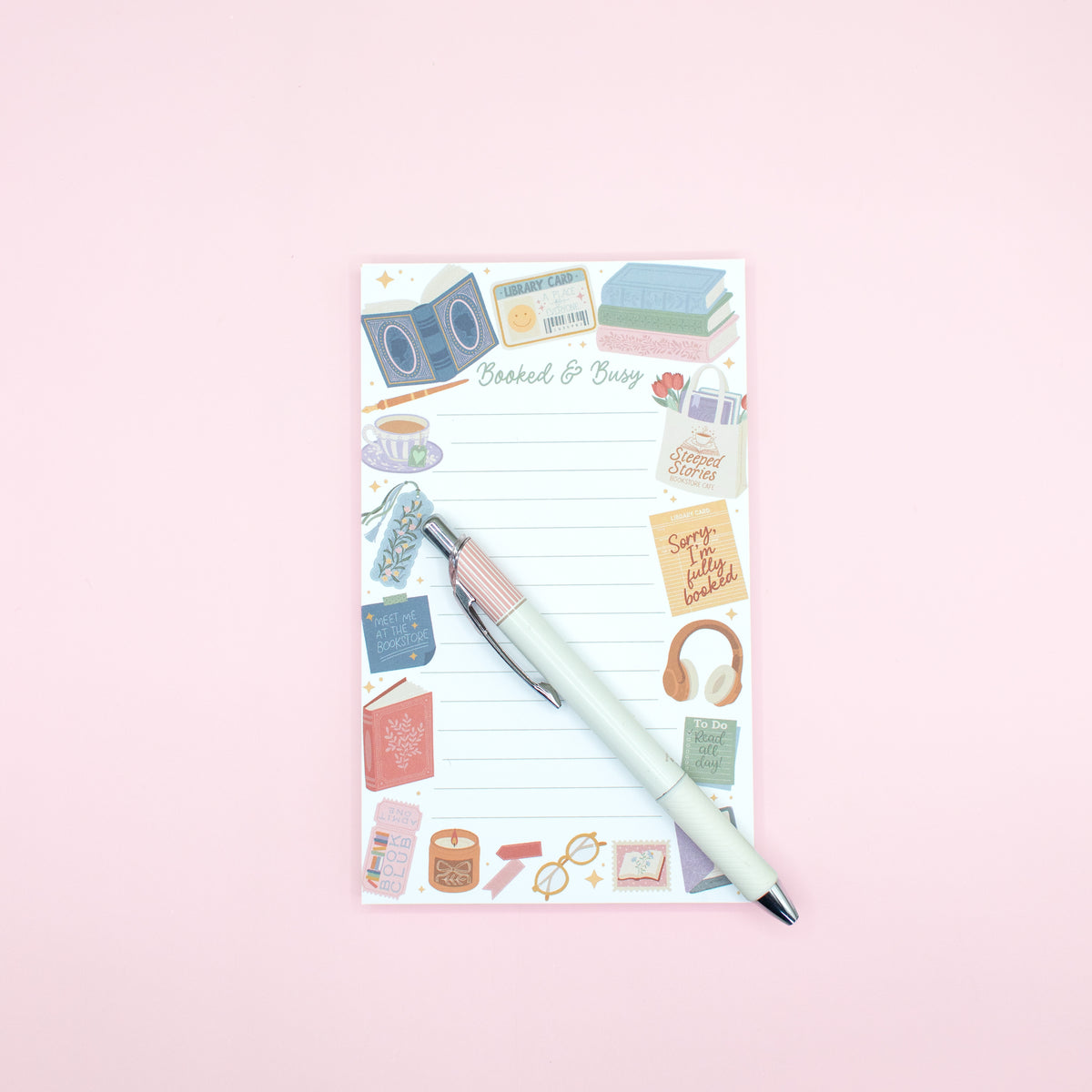 Booked & Busy - Notepad