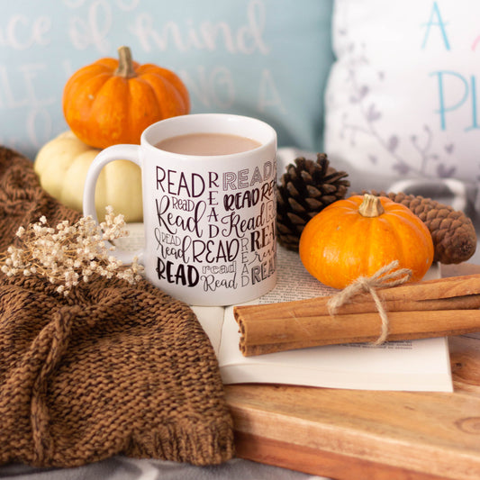 Read - B&W Mug 11 oz